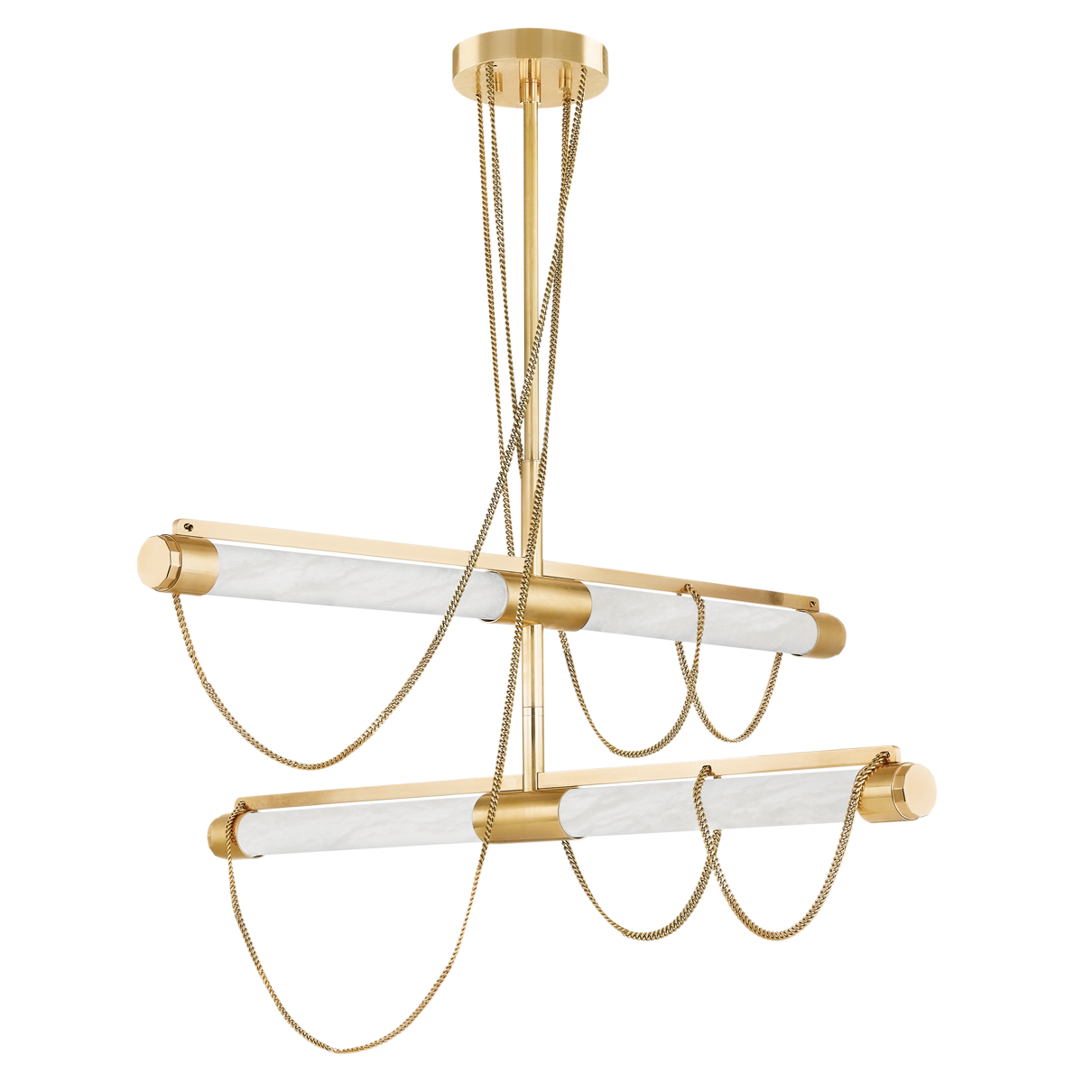 Lariat Chandelier — a Corbett chandelier for dining rooms, entries, and living rooms at Laurie Yapp Home.