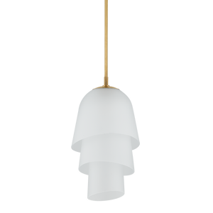 Hela Pendant 13.75" — a Corbett pendant for kitchens, entries, and dining rooms at Laurie Yapp Home.