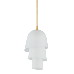 Hela Pendant 18" — a Corbett pendant for kitchens, entries, and dining rooms at Laurie Yapp Home.