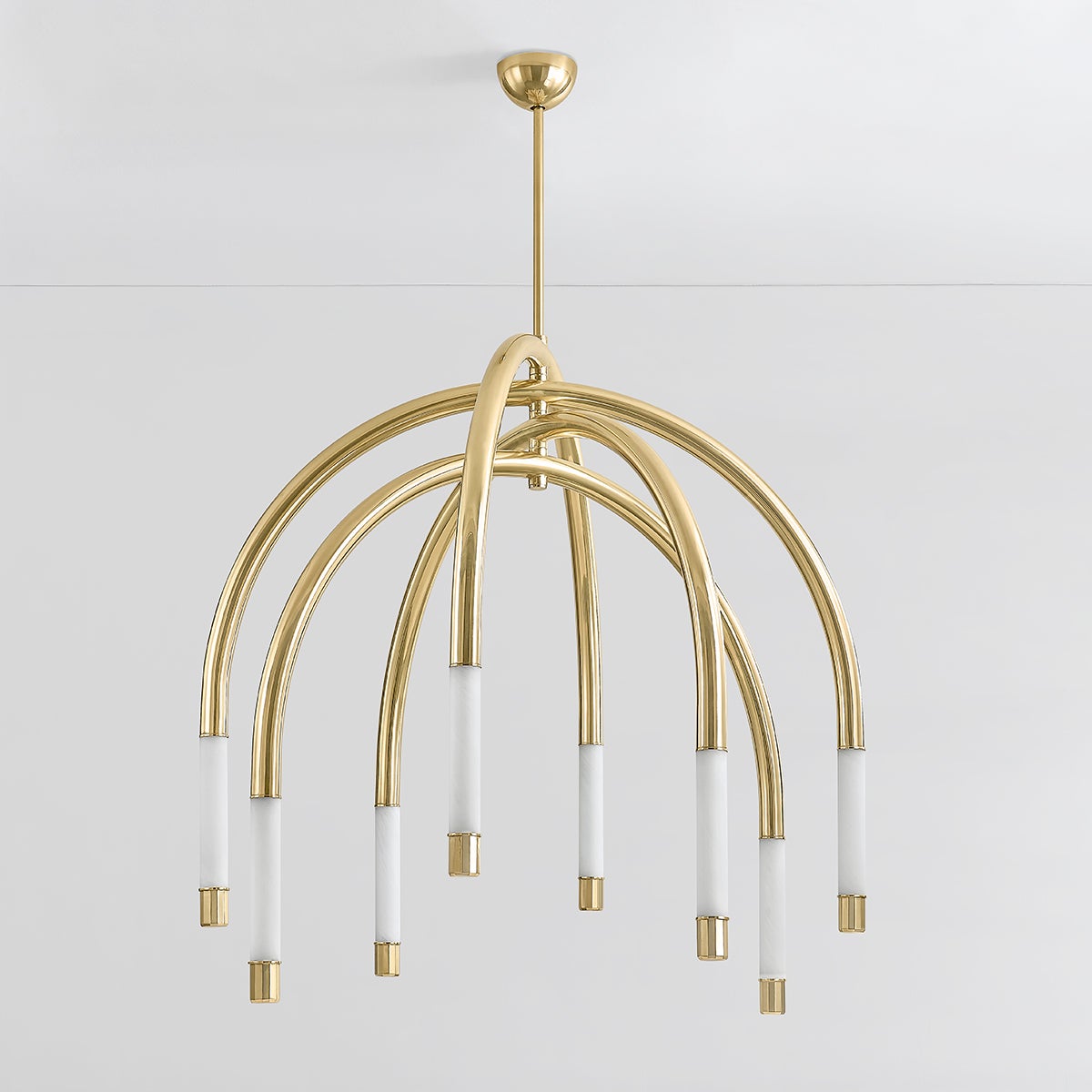 Zeme Chandelier 47.75" — a Corbett chandelier for dining rooms, entries, and living rooms at Laurie Yapp Home.