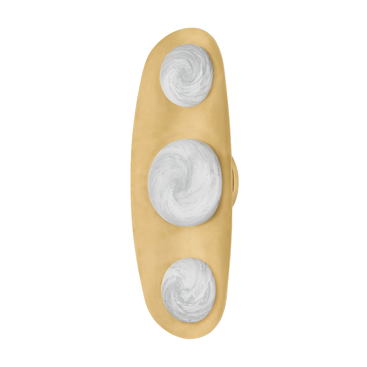 Bezel Wall Sconce 7" x 18" — a Corbett wall sconce for bathrooms, hallways, and living rooms at Laurie Yapp Home.