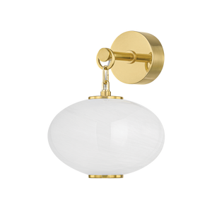 Nephele Wall Sconce — a Corbett wall sconce for bathrooms, hallways, and living rooms at Laurie Yapp Home.