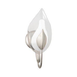 Blossom Wall Sconce 6.25" shown from a second angle to highlight the arm curve and shade silhouette.