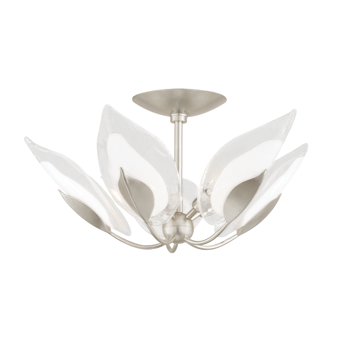 Blossom Semi Flush — a Hudson Valley semi flush for hallways, bedrooms, and entryways at Laurie Yapp Home.