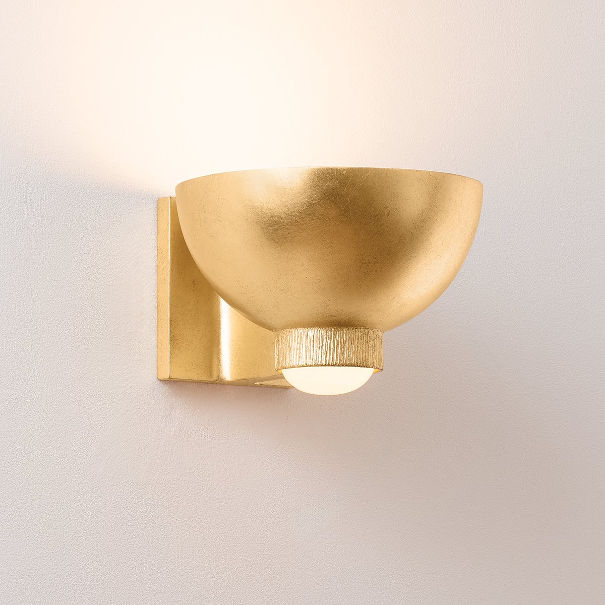 Close-up of the Fairview Wall Sconce showing the arm curve and shade silhouette.