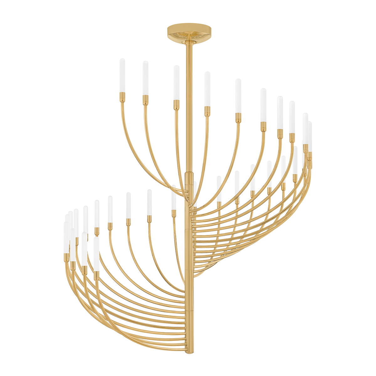Amalthea Chandelier 42" — a Corbett chandelier for dining rooms, entries, and living rooms at Laurie Yapp Home.