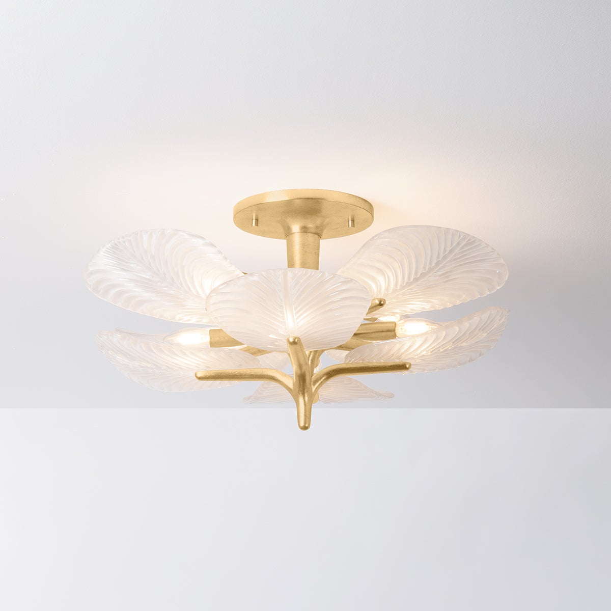 Kamal Semi Flush 28.5" — a Corbett semi flush for hallways, bedrooms, and entryways at Laurie Yapp Home.