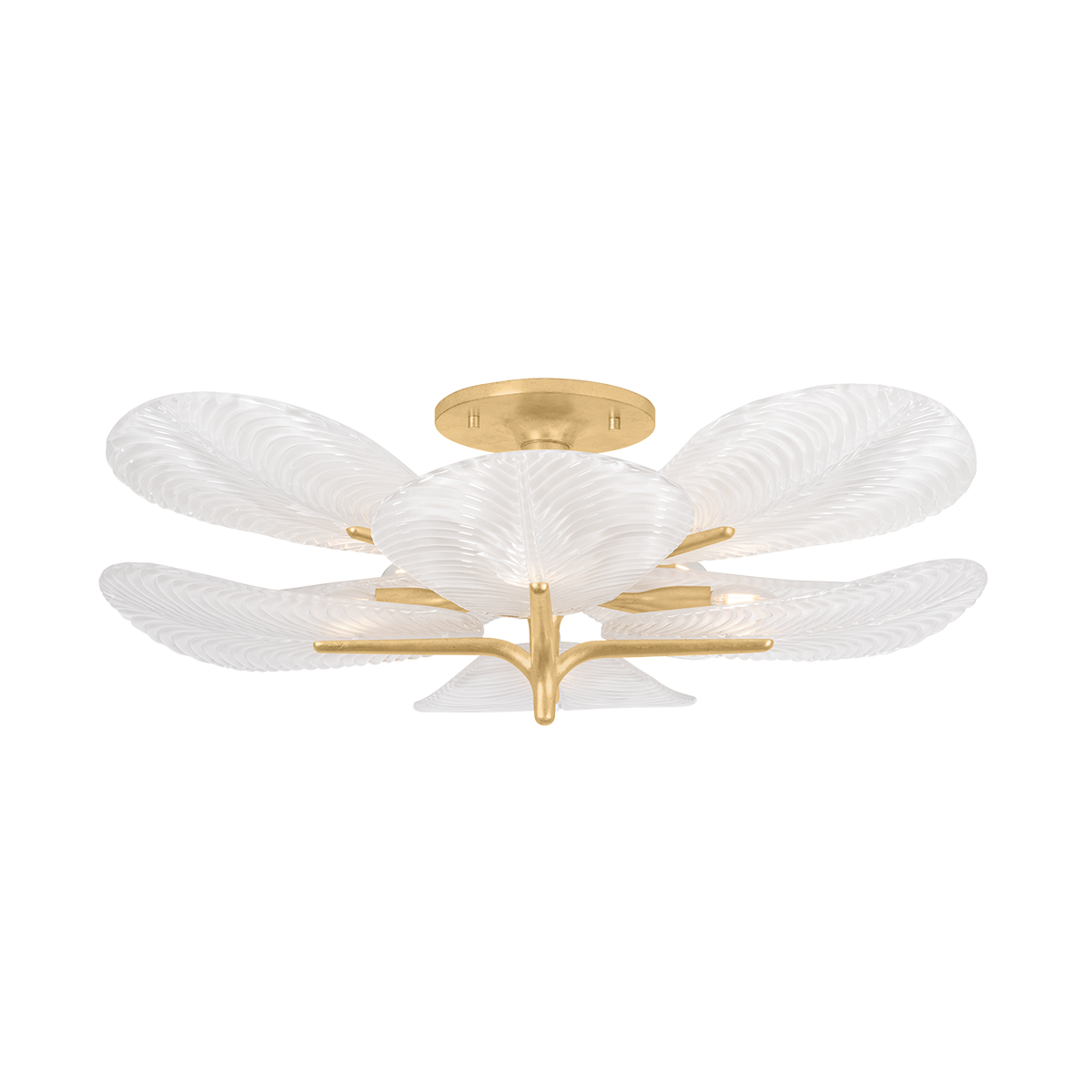 Kamal Semi Flush 43" — a Corbett flush mount for hallways, bedrooms, and entryways at Laurie Yapp Home.