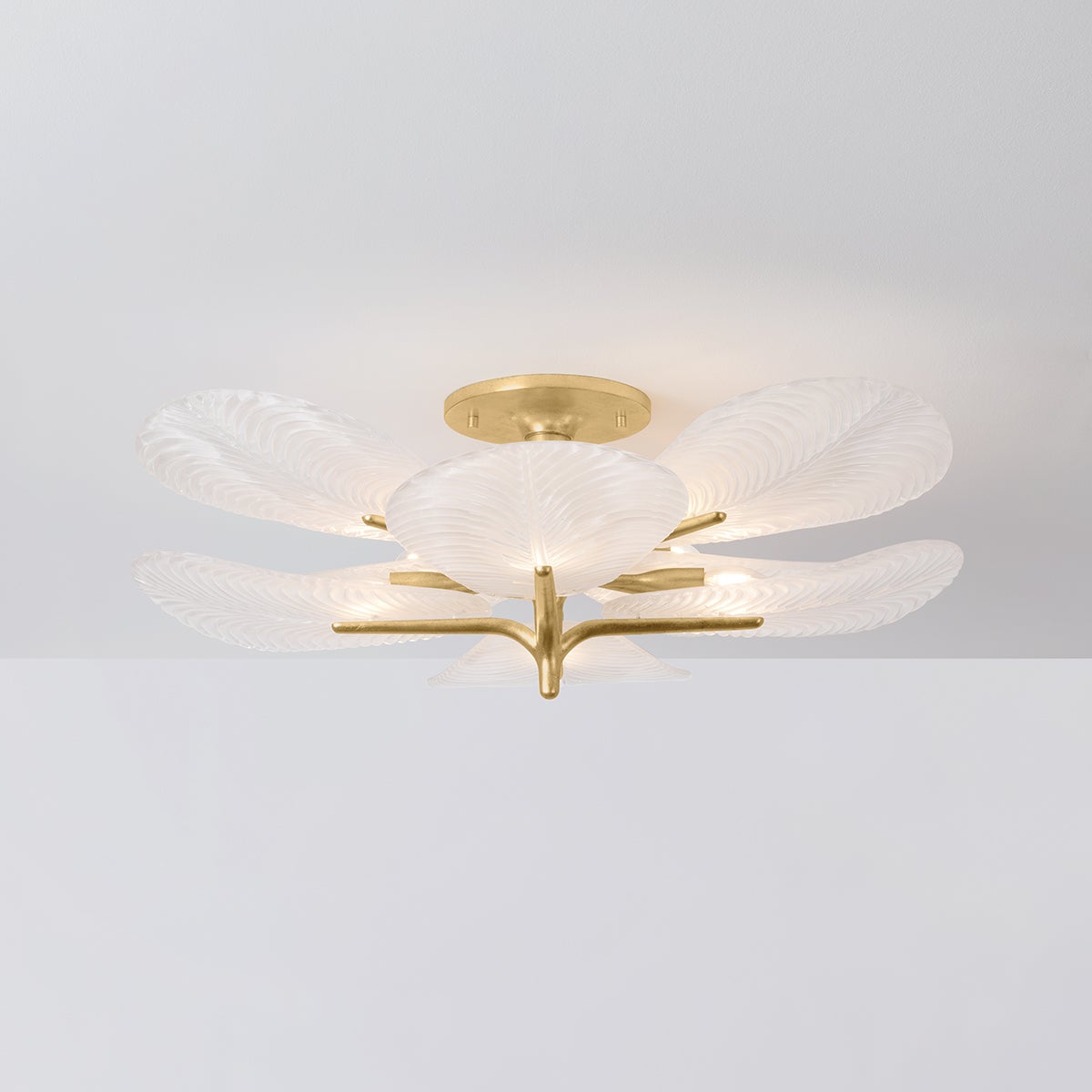 Kamal Semi Flush 43" — a Corbett flush mount for hallways, bedrooms, and entryways at Laurie Yapp Home.