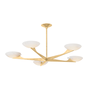 Malachite Chandelier 52" — a Corbett chandelier for dining rooms, entries, and living rooms at Laurie Yapp Home.