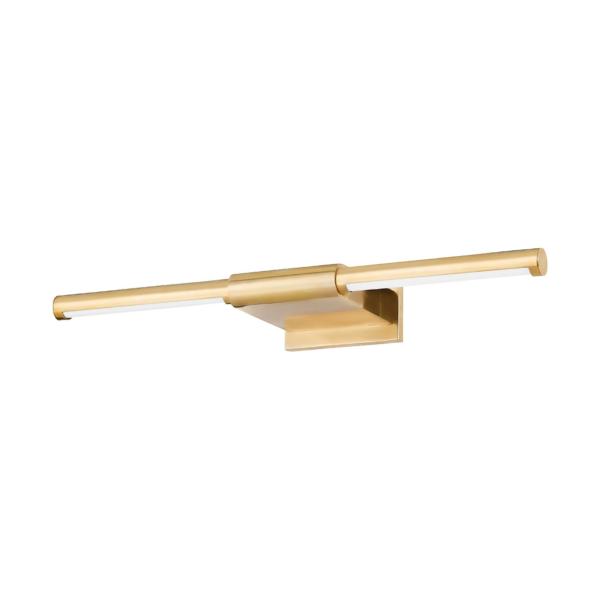 Jerome Picture Light 22.25" in aged brass — a Hudson Valley picture light for gallery walls and reading nooks at Laurie Yapp Home.