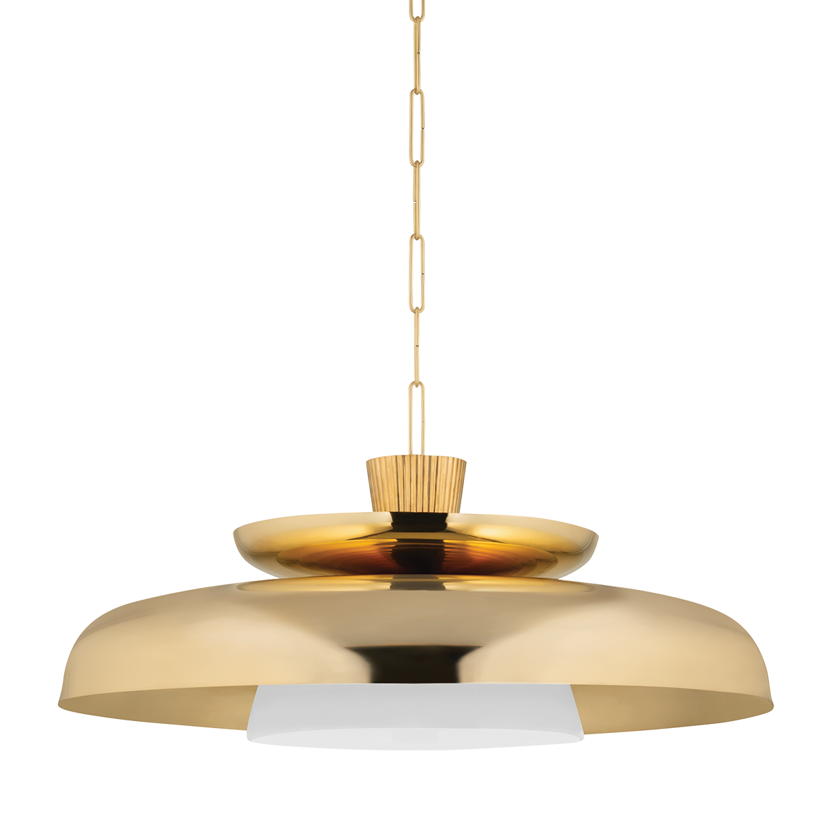 Ravenna Pendant 34" — a Corbett pendant for kitchens, entries, and dining rooms at Laurie Yapp Home.