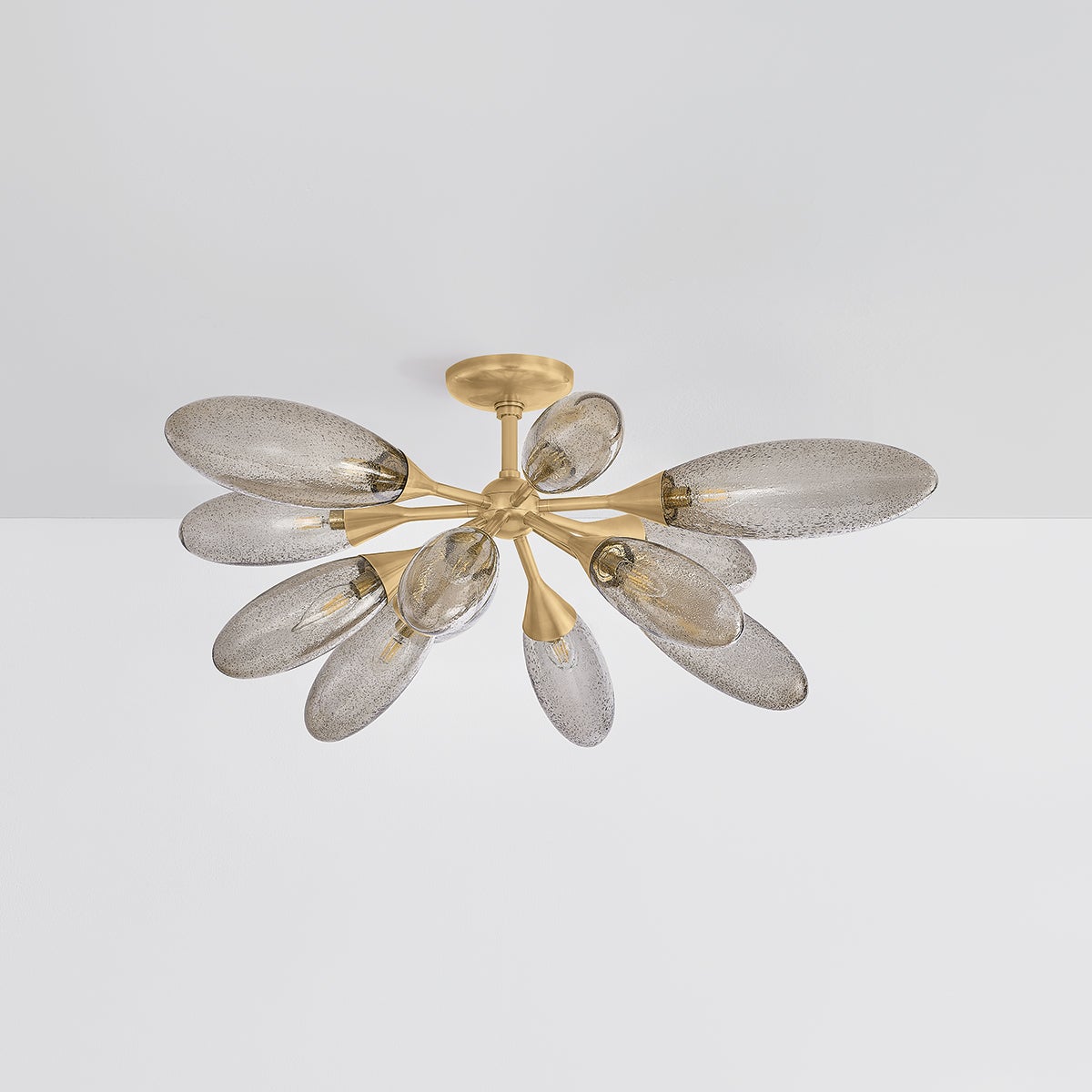 Cordoba Semi Flush shown from a second angle to highlight the shade profile and mounting canopy.