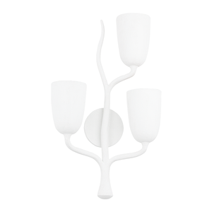 Vine Wall Sconce 14" x 23.5" shown from a second angle to highlight the arm curve and shade silhouette.