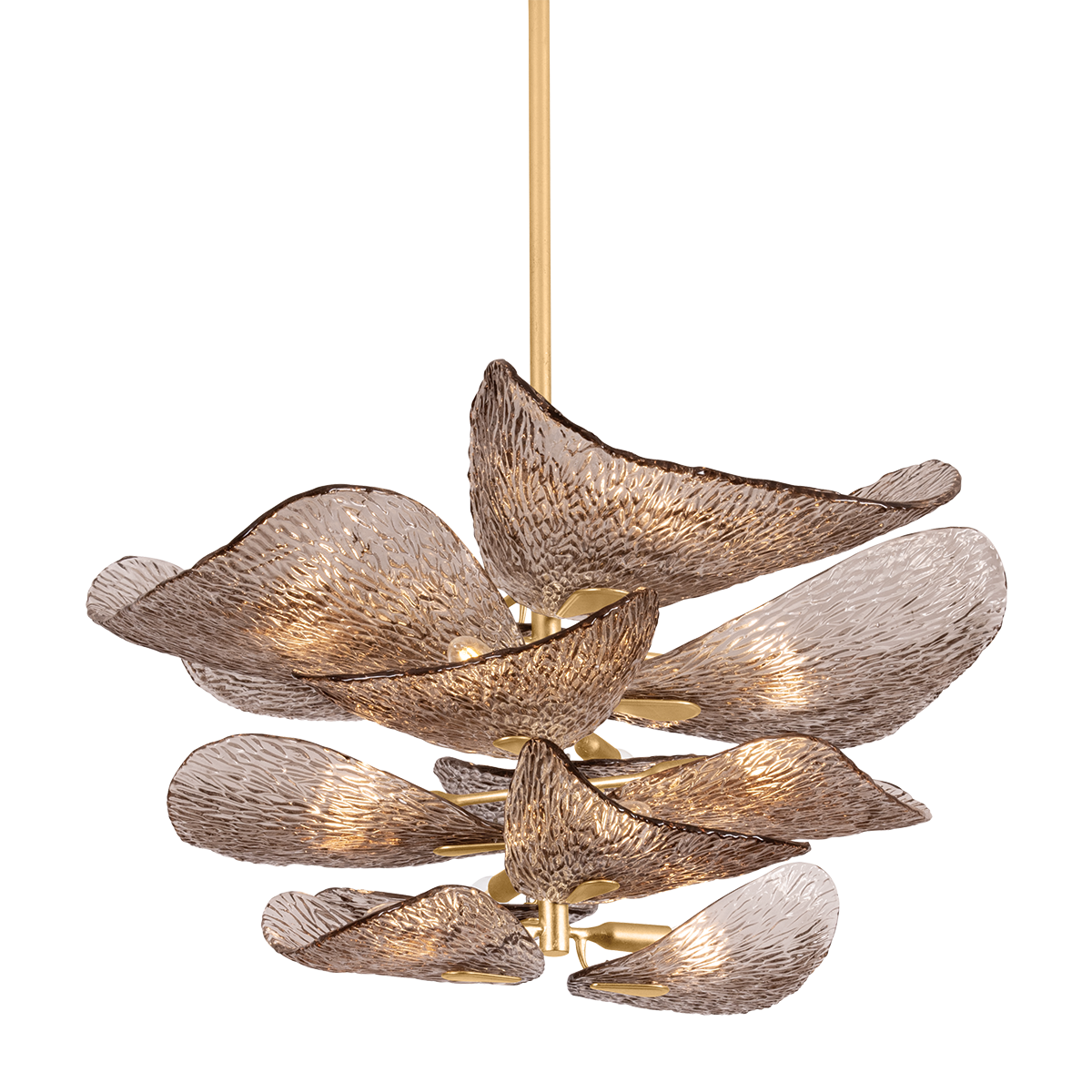 Cardiff Chandelier — a Corbett chandelier for dining rooms, entries, and living rooms at Laurie Yapp Home.