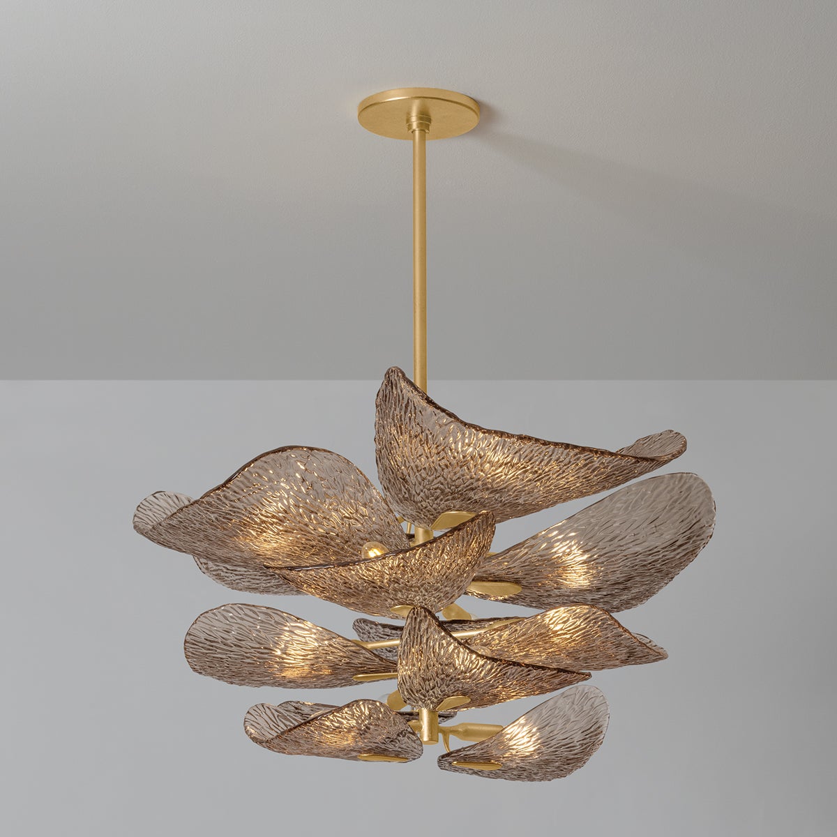 Cardiff Chandelier — a Corbett chandelier for dining rooms, entries, and living rooms at Laurie Yapp Home.