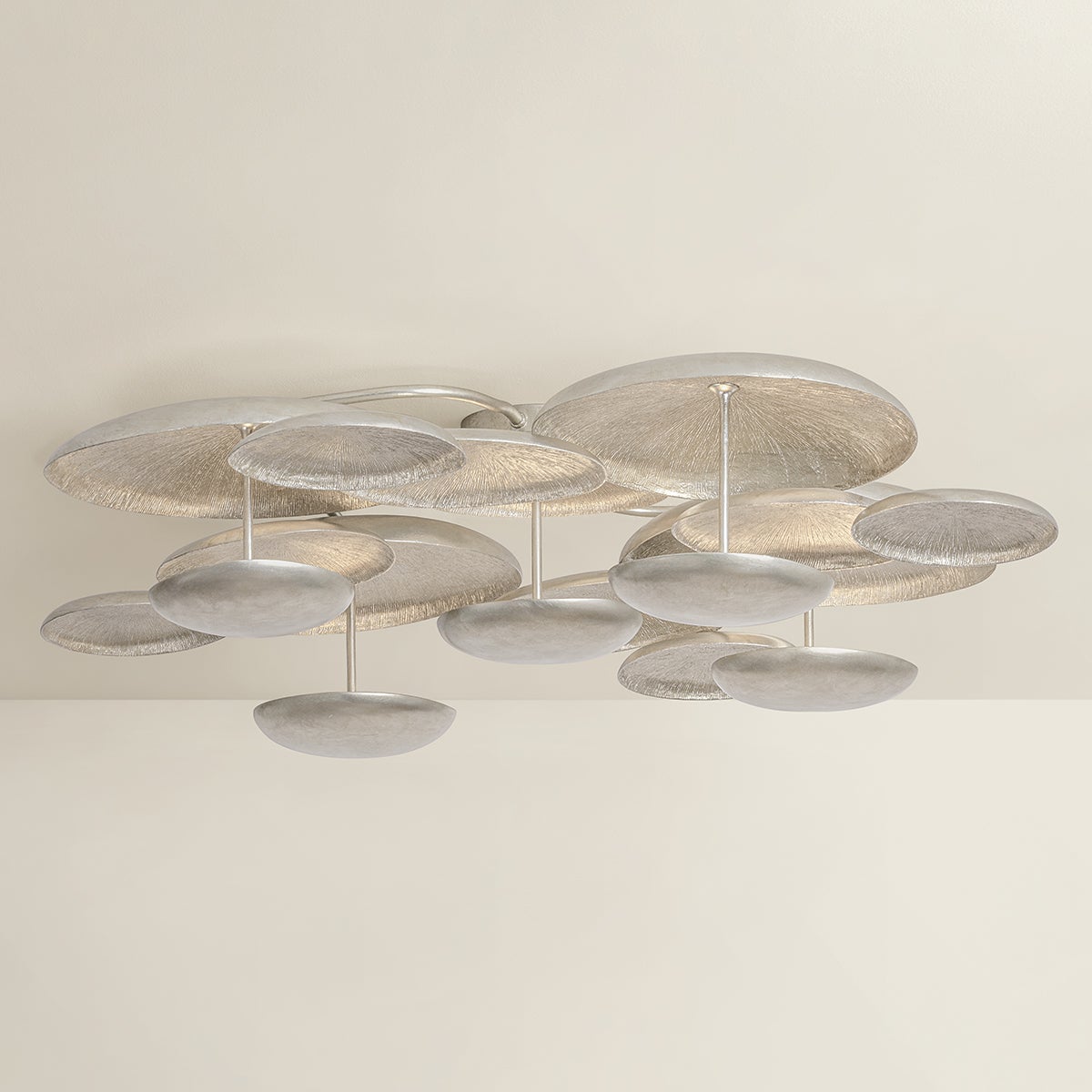 Fistral Semi Flush 42.75" — a Corbett flush mount for hallways, bedrooms, and entryways at Laurie Yapp Home.