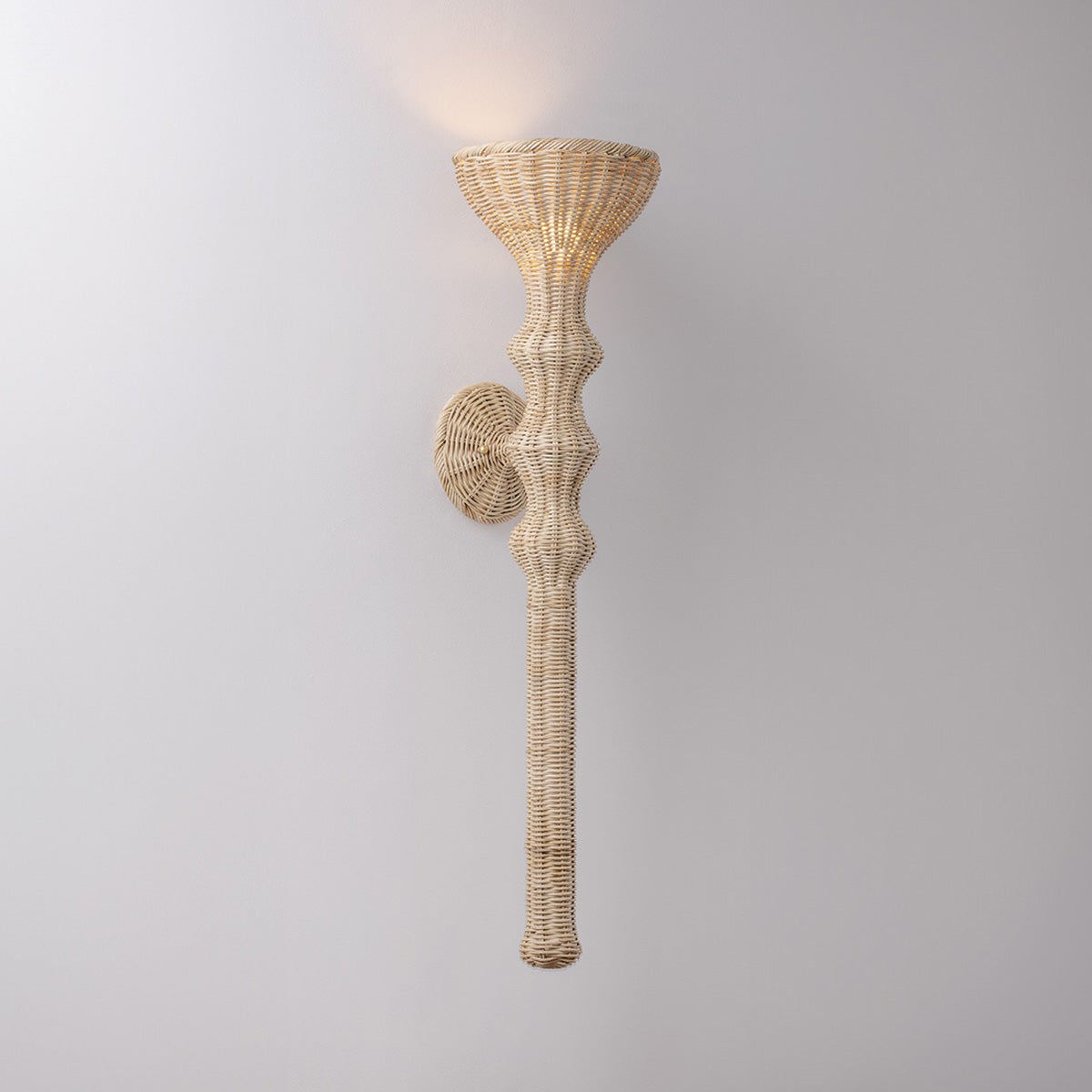 Mamaroneck Wall Sconce shown from a second angle to highlight the arm curve and shade silhouette.