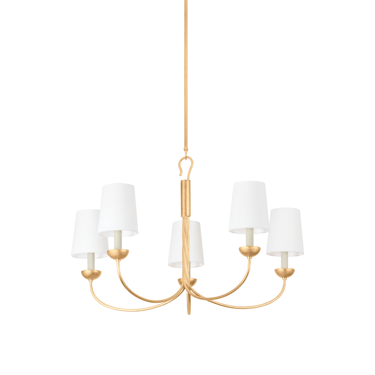 Montpelier Chandelier 34" — a Hudson Valley chandelier for dining rooms, entries, and living rooms at Laurie Yapp Home.