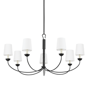 Montpelier Chandelier 48" — a Hudson Valley chandelier for dining rooms, entries, and living rooms at Laurie Yapp Home.