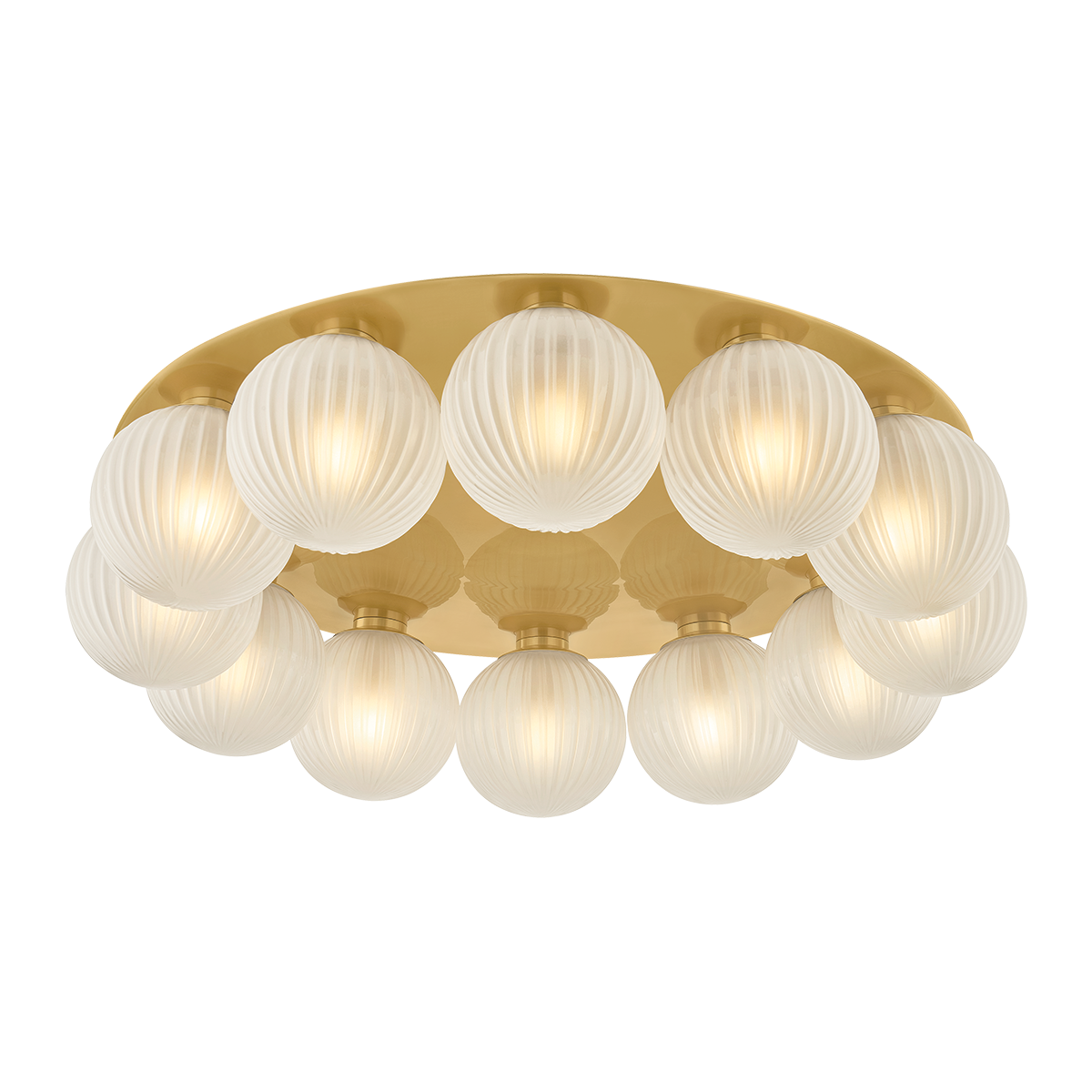 Vernazza Flush Mount 32" — a Corbett flush mount for hallways, bedrooms, and entryways at Laurie Yapp Home.