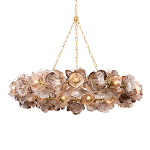 Galle Chandelier 54.25" — a Corbett chandelier for dining rooms, entries, and living rooms at Laurie Yapp Home.