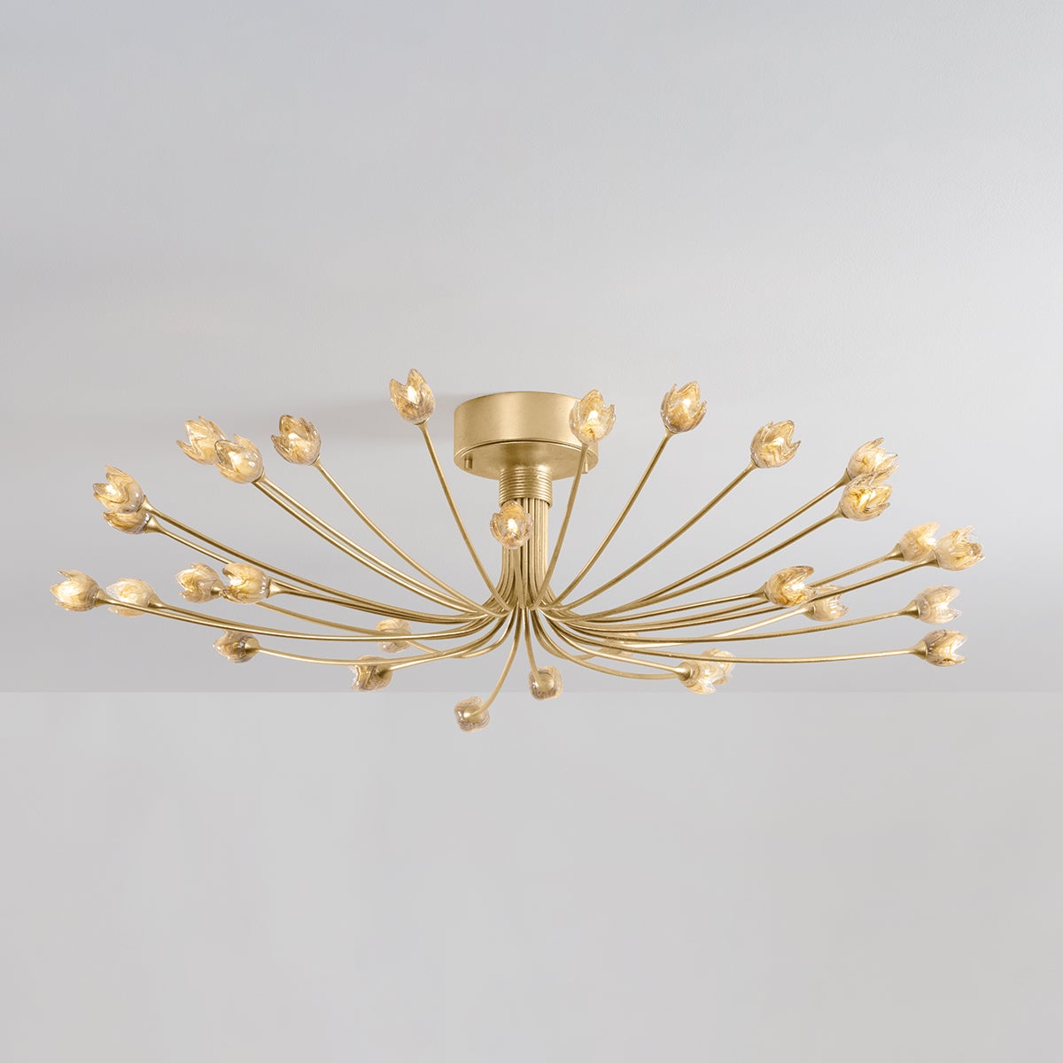 Falkirk Semi Flush 42" — a Hudson Valley close-to-ceiling for hallways, bedrooms, and entryways at Laurie Yapp Home.