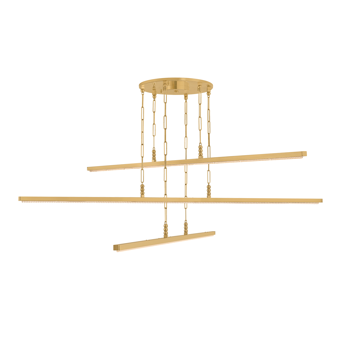 Cortina Chandelier — a Corbett chandelier for dining rooms, entries, and living rooms at Laurie Yapp Home.