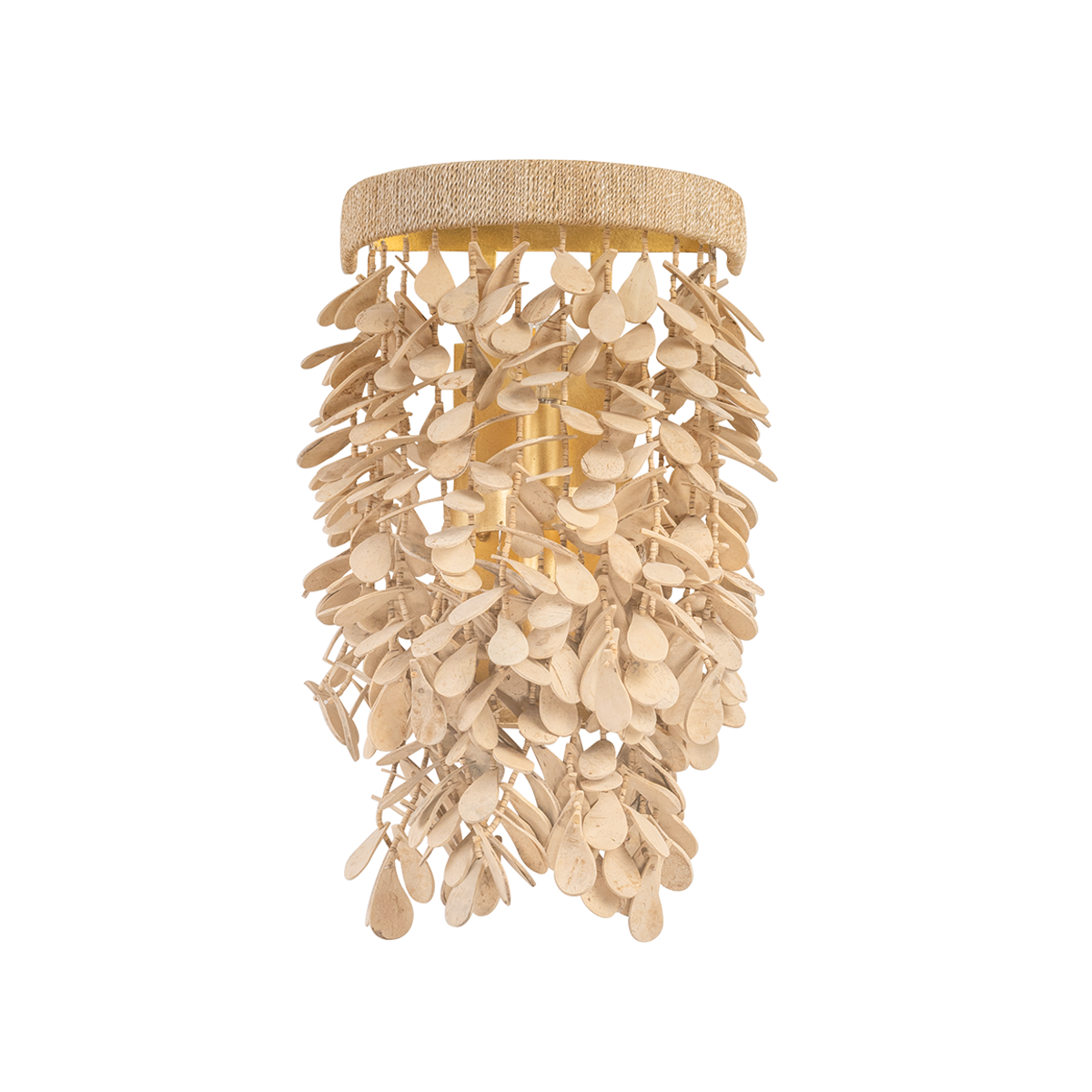 Naxos Wall Sconce — a Corbett wall sconce for bathrooms, hallways, and living rooms at Laurie Yapp Home.