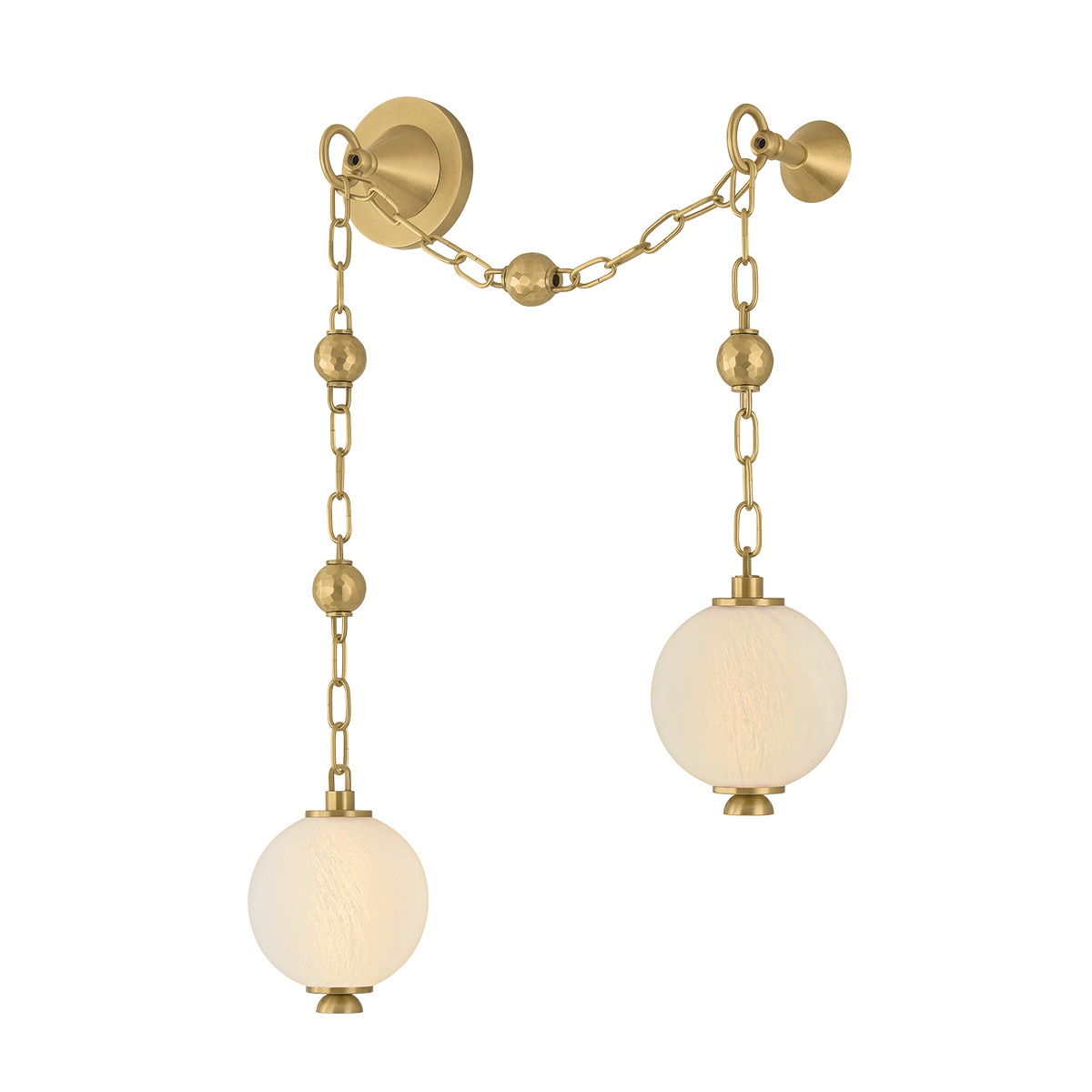 Corda Wall Sconce — a Corbett wall sconce for bathrooms, hallways, and living rooms at Laurie Yapp Home.