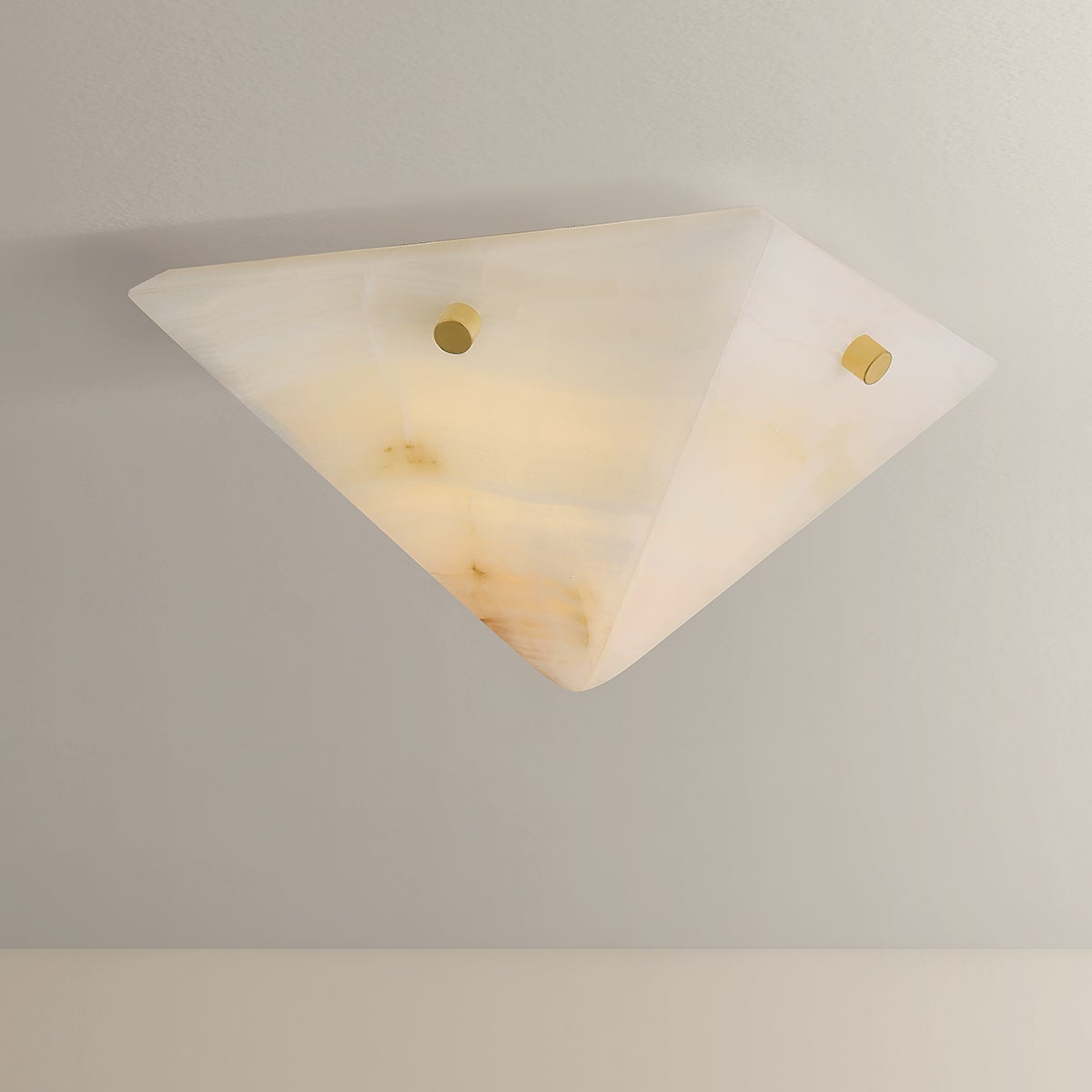 Geo Flush Mount — a Corbett flush mount for hallways, bedrooms, and entryways at Laurie Yapp Home.