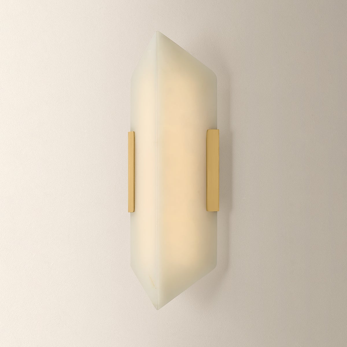 Geo Wall Sconce 5.75" — a Corbett wall sconce for bathrooms, hallways, and living rooms at Laurie Yapp Home.