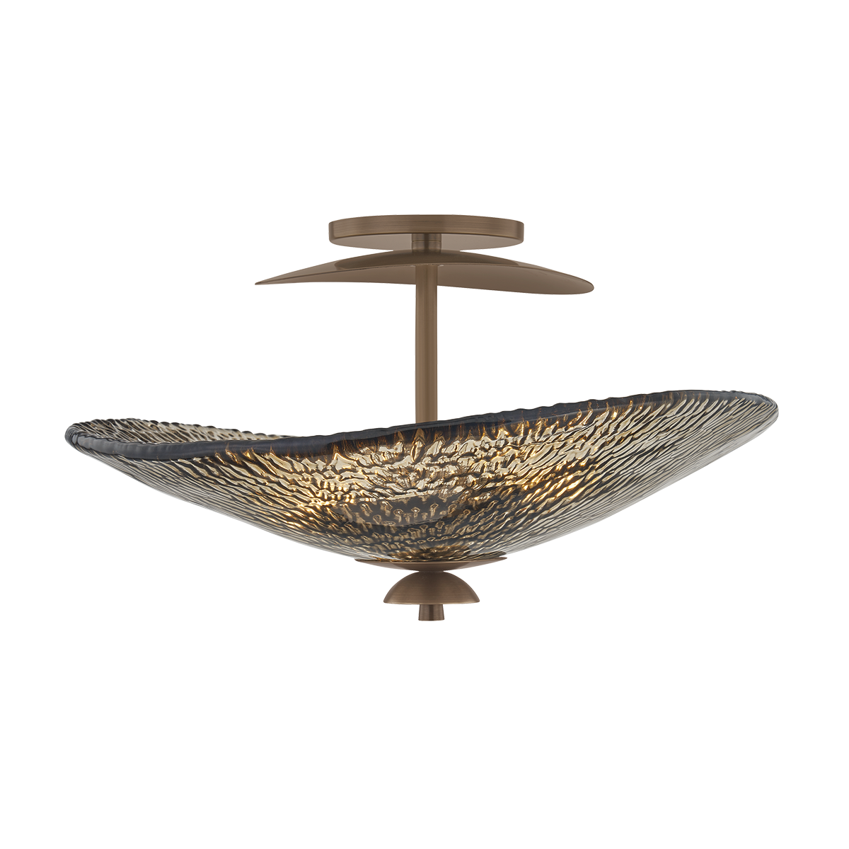 Alba Semi Flush 20" — a Corbett semi flush for hallways, bedrooms, and entryways at Laurie Yapp Home.