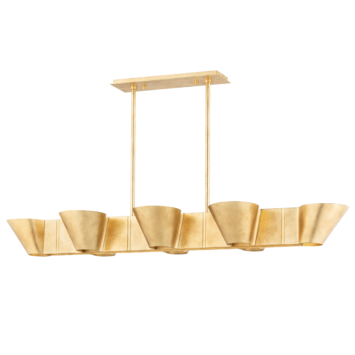 Reeve Linear — a Hudson Valley linear for dining rooms, kitchen islands, and long consoles at Laurie Yapp Home.