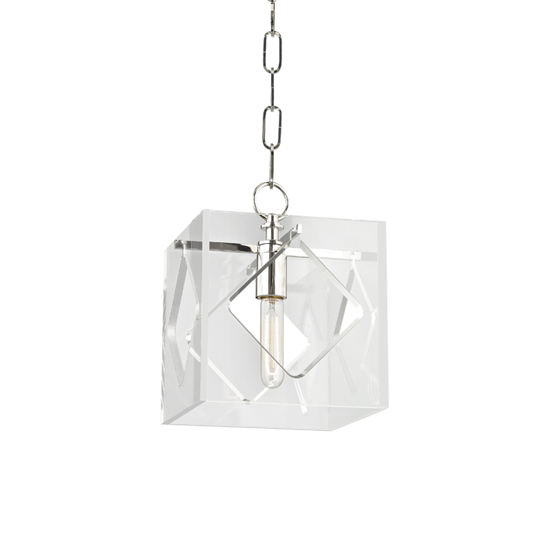 Travis Lantern 9" in aged brass — a Hudson Valley lantern for entries, foyers, and covered porches at Laurie Yapp Home.