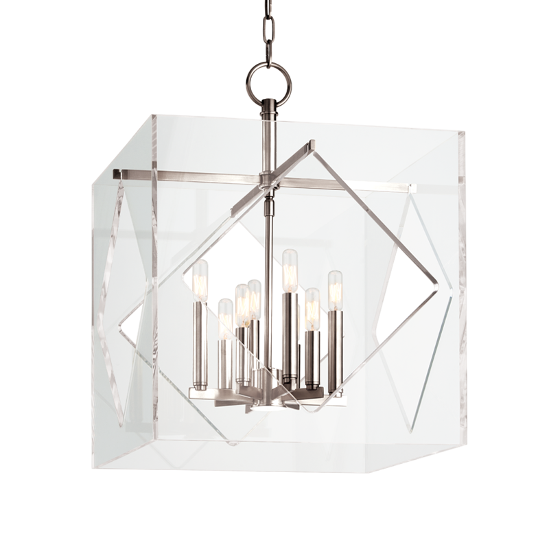 Travis Chandelier 20" in aged brass — a Hudson Valley chandelier for dining rooms, entries, and living rooms at Laurie Yapp Home.