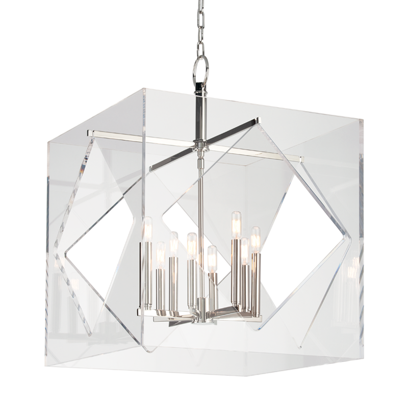 Travis Chandelier 24" in aged brass — a Hudson Valley chandelier for dining rooms, entries, and living rooms at Laurie Yapp Home.