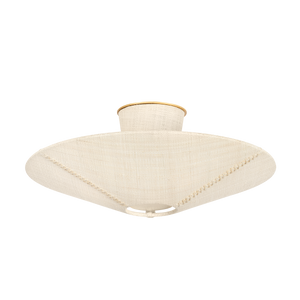 Salisbury Mills Semi Flush — a Hudson Valley semi flush for hallways, bedrooms, and entryways at Laurie Yapp Home.