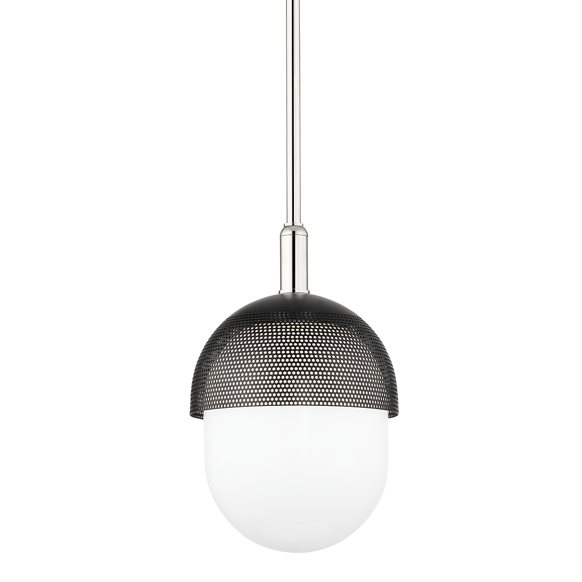 Nyack Pendant 9" in aged brass — a Hudson Valley pendant for kitchens, entries, and dining rooms at Laurie Yapp Home.