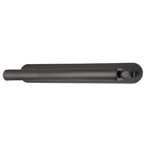 Stockport Picture Light 24.25" in dark bronze shown from a second angle to highlight the arm curve and shade proportion.