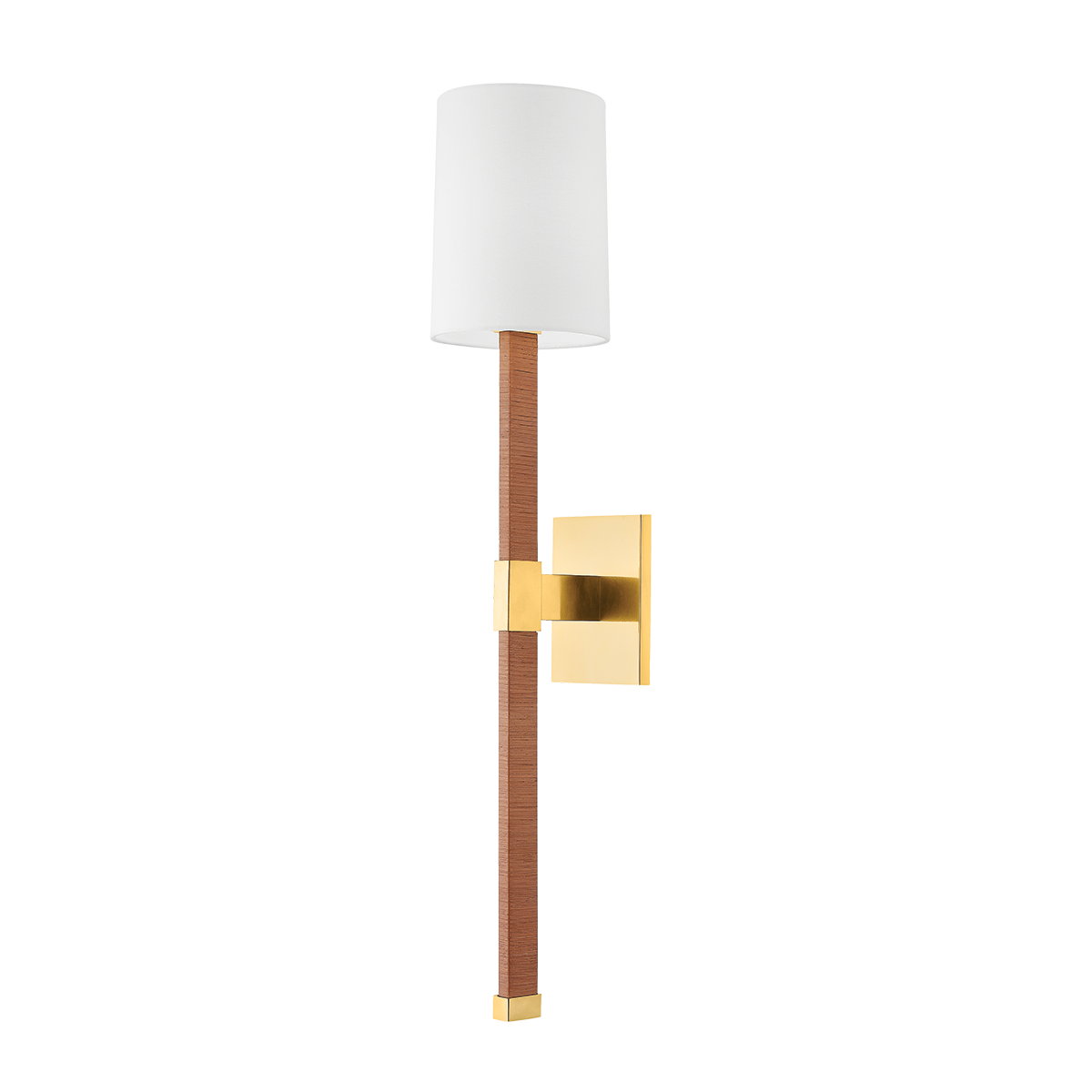 Minnetonka Wall Sconce in aged brass — a Hudson Valley wall sconce for bathrooms, hallways, and living rooms at Laurie Yapp Home.