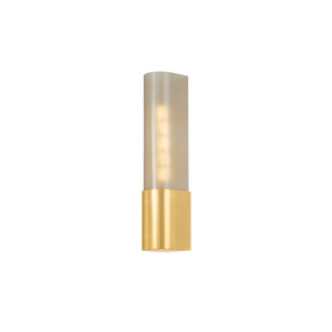 Somersville Wall Sconce 3.25" x 16" in aged brass — a Hudson Valley wall sconce for bathrooms, hallways, and living rooms at Laurie Yapp Home.