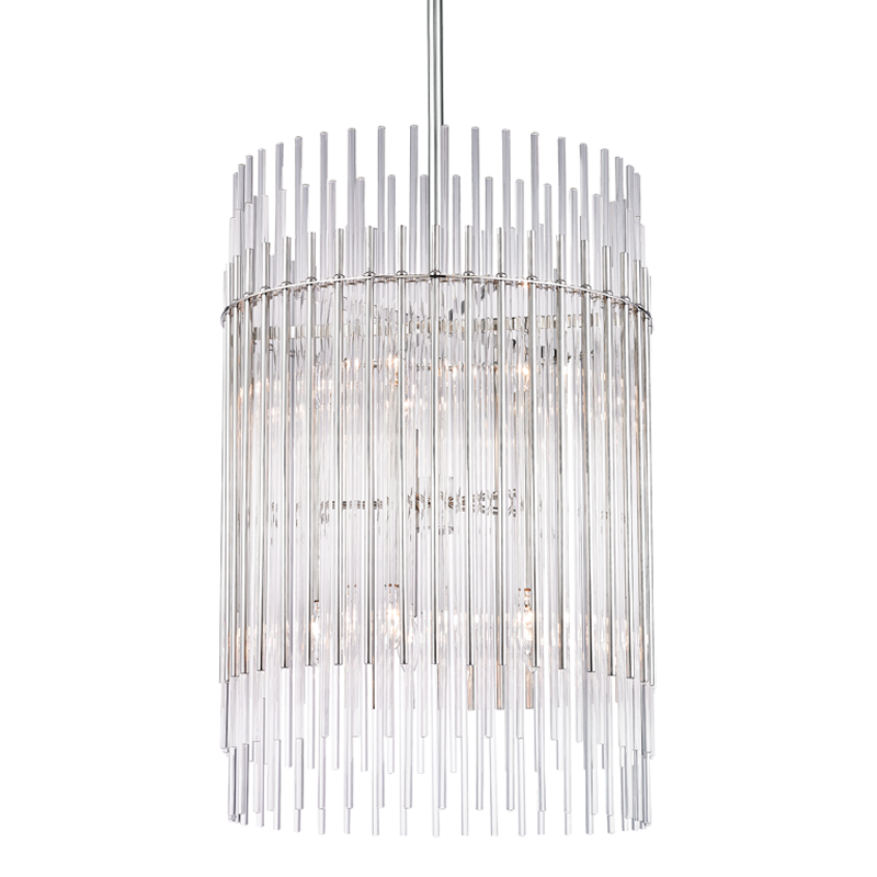 Wallis Chandelier in aged brass — a Hudson Valley chandelier for dining rooms, entries, and living rooms at Laurie Yapp Home.