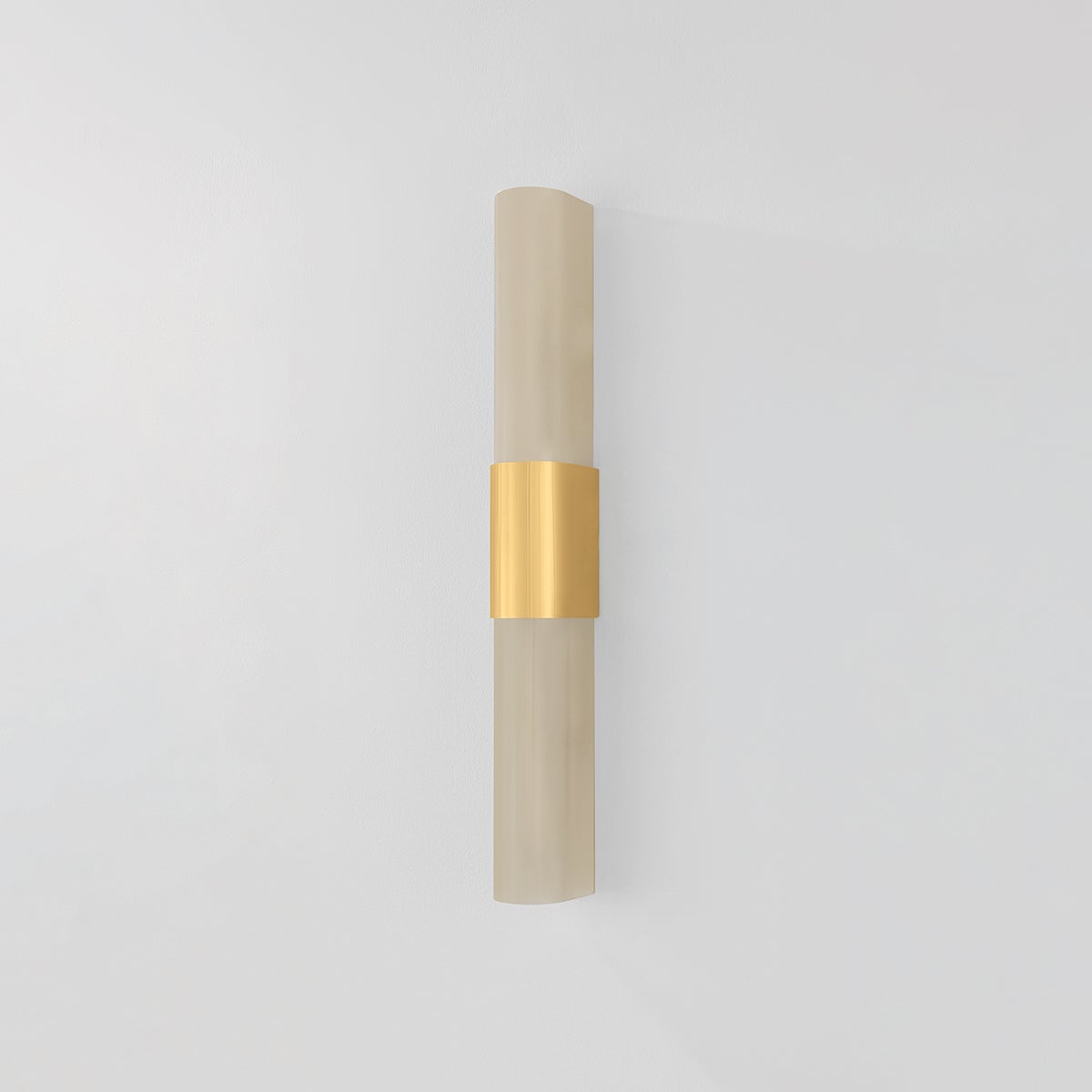 Somersville Wall Sconce 3.25" x 27.25" in aged brass — a Hudson Valley wall sconce for bathrooms, hallways, and living rooms at Laurie Yapp Home.