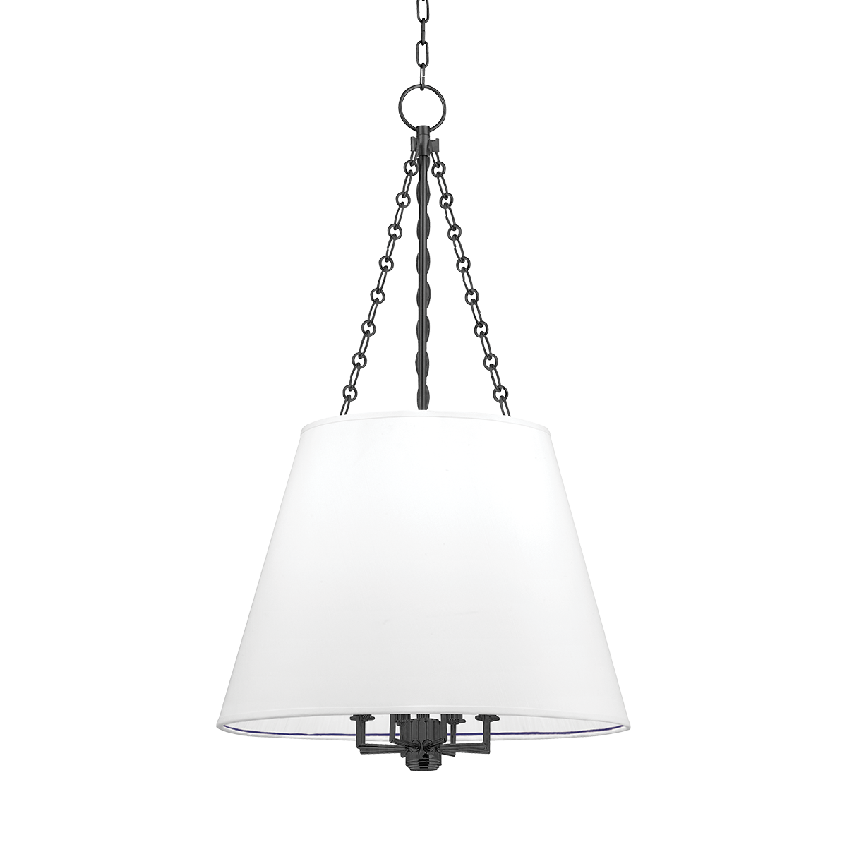 Burdett Pendant 22" in aged brass — a Hudson Valley pendant for kitchens, entries, and dining rooms at Laurie Yapp Home.
