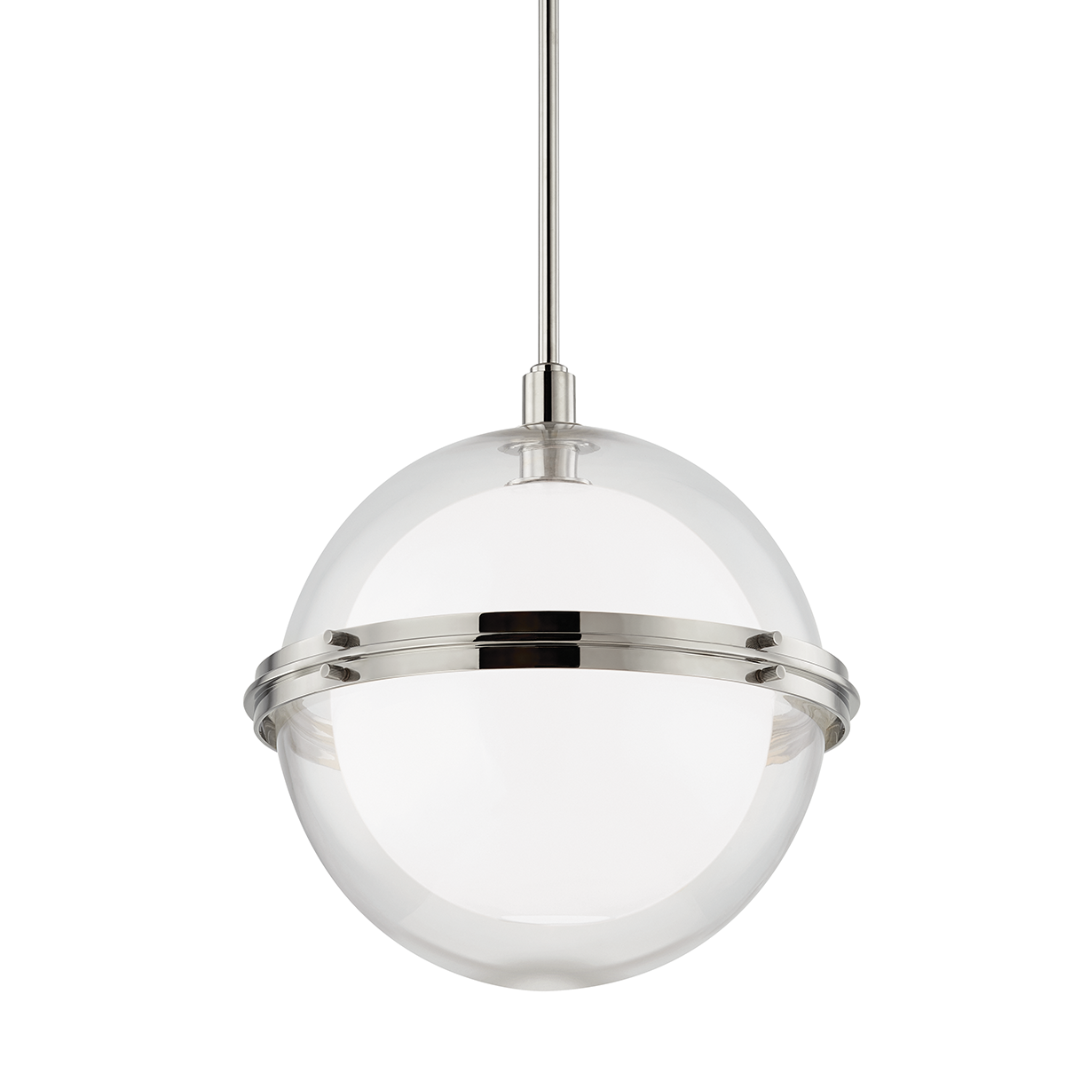 Northport Pendant 18" in polished nickel — a Hudson Valley pendant for kitchens, entries, and dining rooms at Laurie Yapp Home.