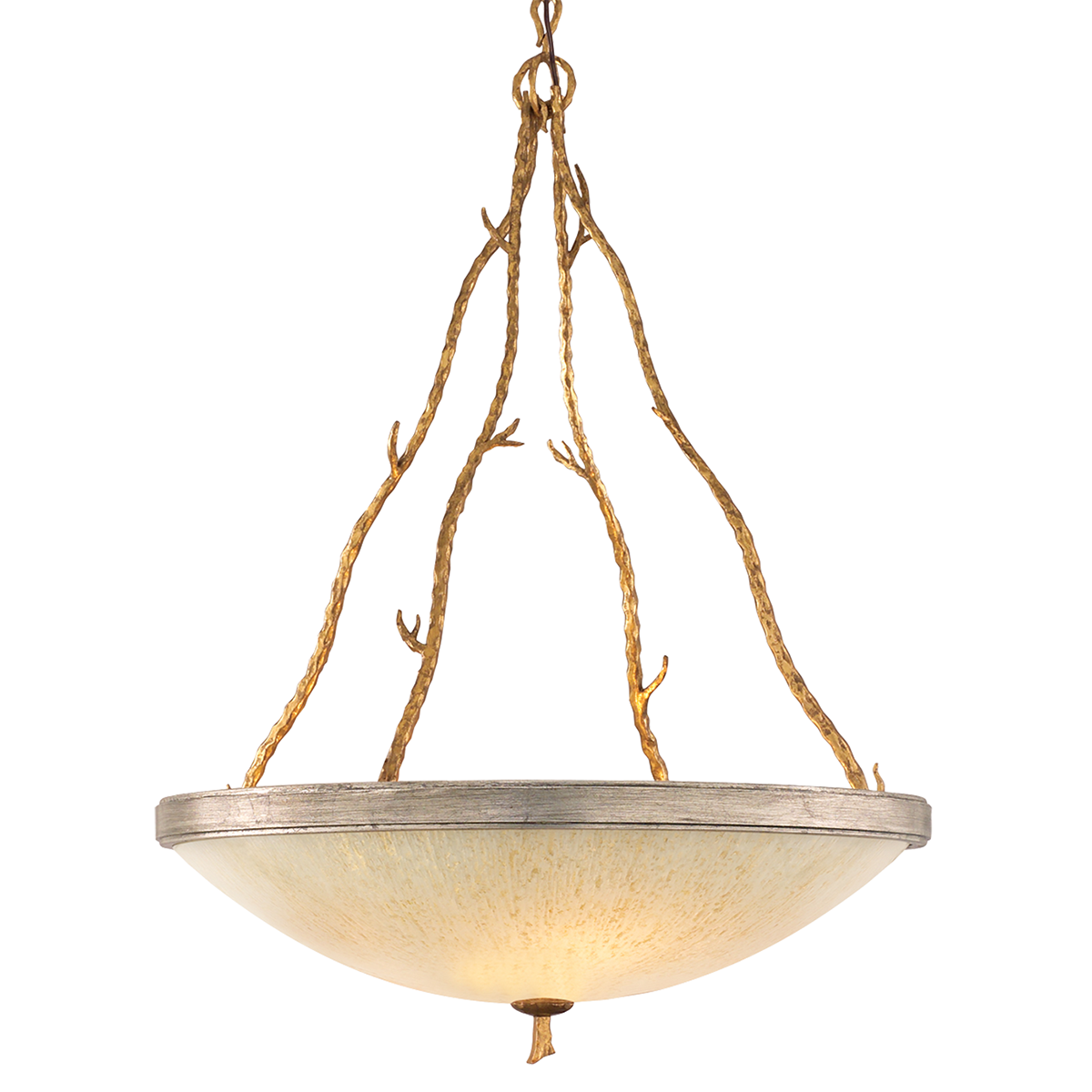 Parc Royale Chandelier 29.5" — a Corbett chandelier for dining rooms, entries, and living rooms at Laurie Yapp Home.