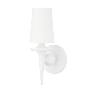 Torch Wall Sconce 6" shown from a second angle to highlight the arm curve and shade silhouette.