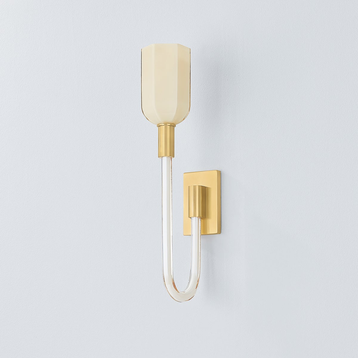 Chester Park Wall Sconce in aged brass — a Hudson Valley wall sconce for bathrooms, hallways, and living rooms at Laurie Yapp Home.