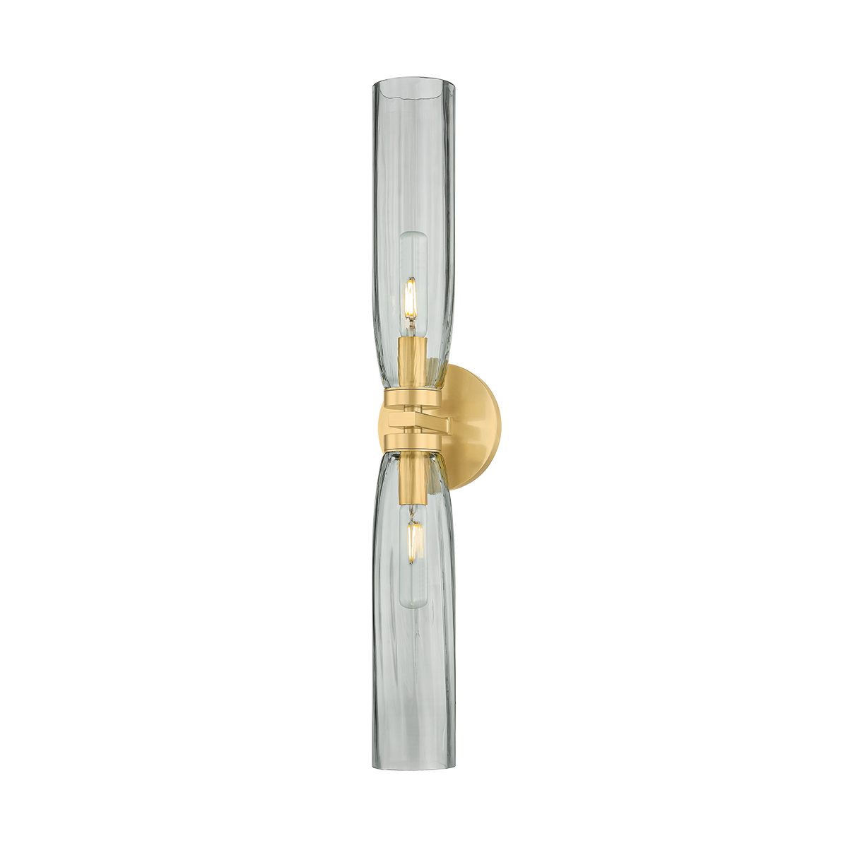 Harpswell Bath And Vanity 4.75" x 23.75" in aged brass — a Hudson Valley bath and vanity for bathrooms and powder rooms at Laurie Yapp Home.
